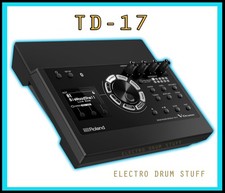 🤖🥁 Roland VDRUMS TD-17 Ver 2.1 module drum brain set w/ CUSTOM KITS E*D*S 🤖🥁