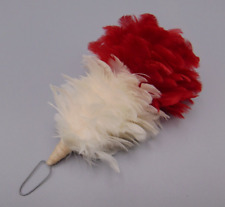 VINTAGE BRITISH ARMY FUSILIERS RED & WHITE HACKLE / PLUME