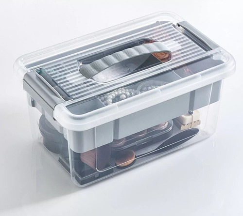 Clear plastic storage - plastic, box