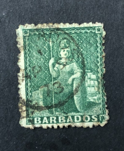 Barbados 1861 sg21 used - barbados,