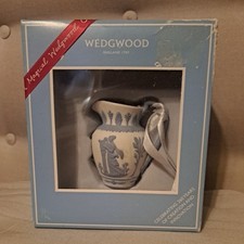 Wedgwood Christmas Decoration Mini Jssperware Jug, Boxed, Brand New