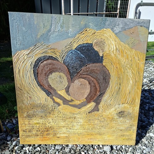 Vintage mid century abstract