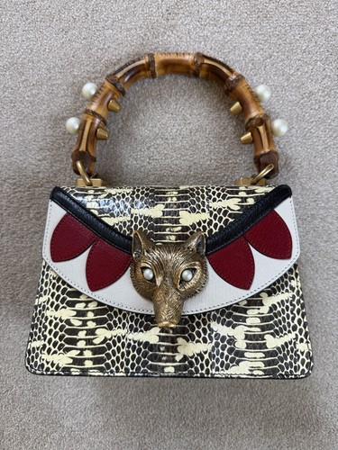 Gucci snakeskin pearl mini - gucci,