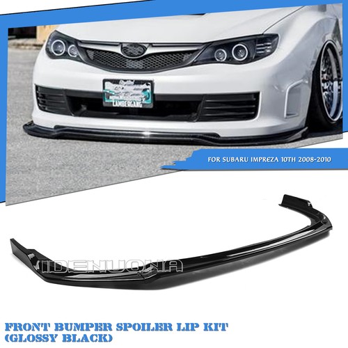 Gloss black front - black, bumper