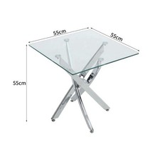 Chayton Chrome and Glass Side