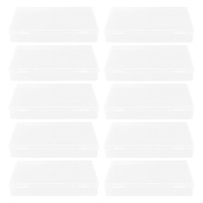 10 Pcs PP Plastic Rectangle