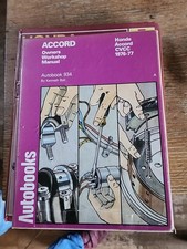 Haynes Honda Accord Mk1