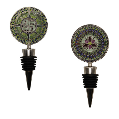 2025 wine stopper geocoin - 2025,