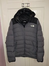 The North Face 600 Puffer Jacket Black Padded Coat Mens Size M Medium Hooded