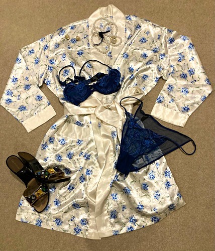 Vintage style satin - vintage,
