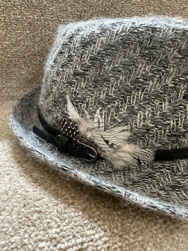 Ladies winter trilby style hat - winter,