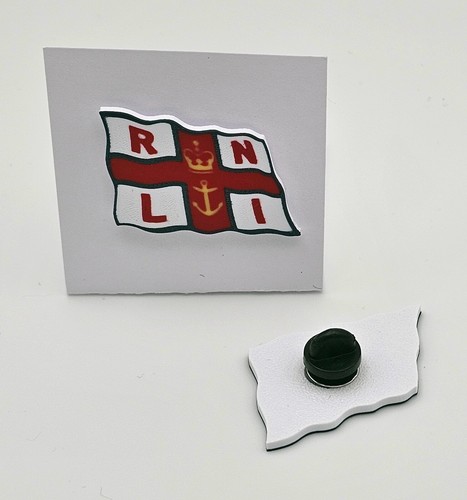 Rnli logo print - rnli, pin
