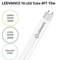 LEDVANCE LED TUBE  T8 LED 4FT 15w Cool White Warm white Daylight white