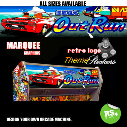 Outrun graphic arcade - graphic,