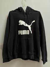 Puma black hoodie size extra