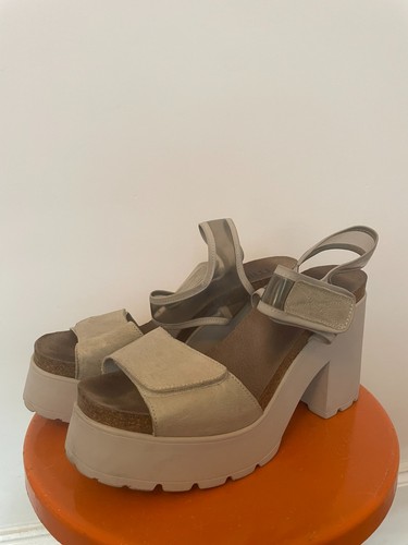 Miista grey leather - miista,