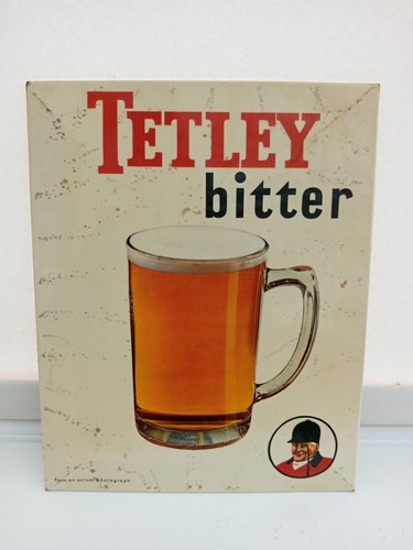 Tetley bitter showcard - bitter, sign