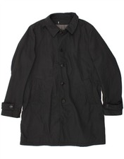 HERNO Mens Overcoat EU 56 3XL Navy Blue Polyamide CB92