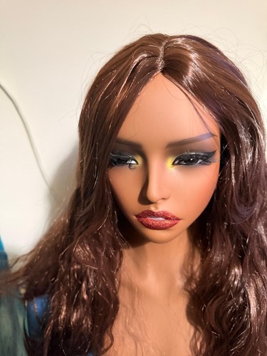 Chocolate brown loose waves - brown,