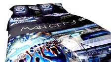 Manchester City Duvet Cover With 2 pillow case set size Double (200cm*200cm)