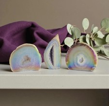 Aura Agate Geode Druze