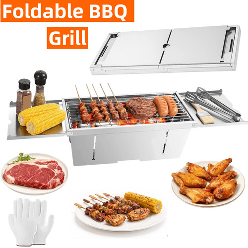 Portable bbq grill - grill, charcoal