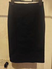 Baylis & Knight Black Mini Pencil Skirt Size 8