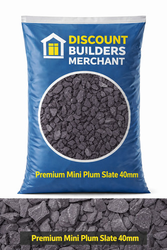 Premium purple slate chippings - premium,