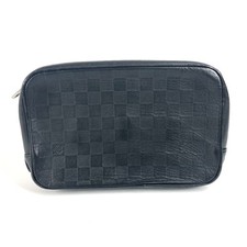 LOUIS VUITTON N23347 Damier Infini Truss Toilette Pouch Bag Clutch Second Leathe