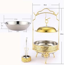 8L  Gold Stylish round