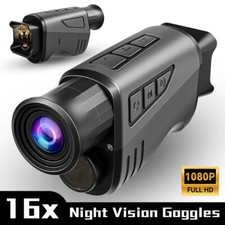 12MP 1080P 16X Outdoor Infrared Monoculars Night Vision Scope Hunting Vedio Cam