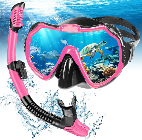 Snorkel set kids scuba mask - ,