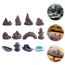  12 Pcs Mini Bonsai Figurines