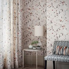 NEW Romo Floris Japanese Garden Wallpaper L10.05m x 68cm - Spring Rose W411/01