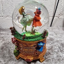 Disney Store Musical Snow Globe Sleeping Beauty The Art Of Aurora 2014 Sold Out