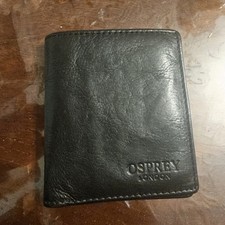 Vintage Osprey Black Leather