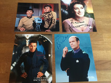 STAR TREK SERIES AUTOGRAPH BUNDLE - 4 AUTOGRAPHS INC WALTER KOENIG