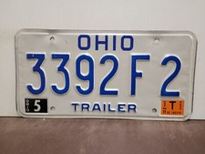 1982 Ohio TRIALER License
