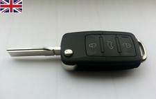 3 Button Remote Key Fob Shell Case For VW Volkswagen Golf MK5 Polo Beetle Caddy