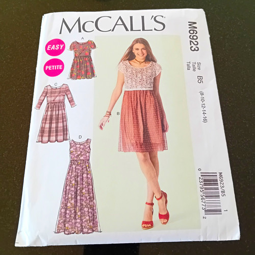 Mccall m6923 dress sewing - m6923,
