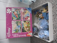 Ravensburger Disney Princess box of 4 jigsaw puzzles 12, 16, 20 & 24 piece