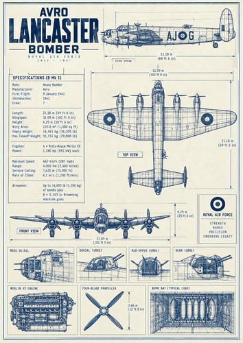Avro lancaster bomber - lancaster,