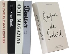 5 Pcs Fake Books for Decoration, Luyseyha Decorative Books for Coffee Table Dec