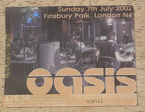 Oasis finsbury park 2002 - finsbury,