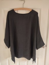 Hampstead Bazaar Black Linen