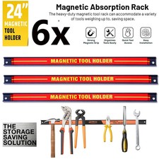 6x24" Magnetic Garage Tool Bar