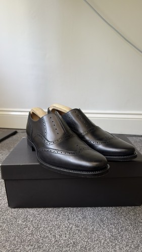 Loake black oxford brogues - black,