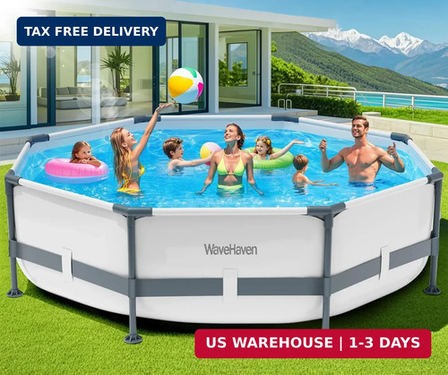 Above ground pool 10ft 30in - above,