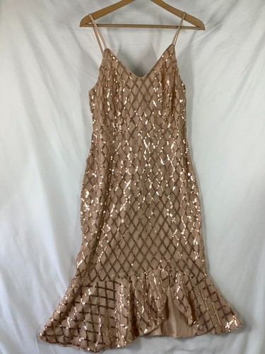 Shein rose gold sequin - shein, xl