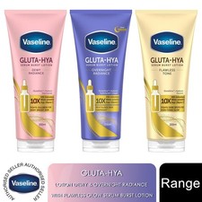 Vaseline Gluta-Hya Lotion Dewy Radiance, Flawless Tone &Overnight Radiance 200ml